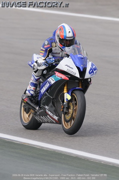2009-09-26 Imola 0835 Variante alta - Supersport - Free Practice - Fabien Foret - Yamaha YZF R6